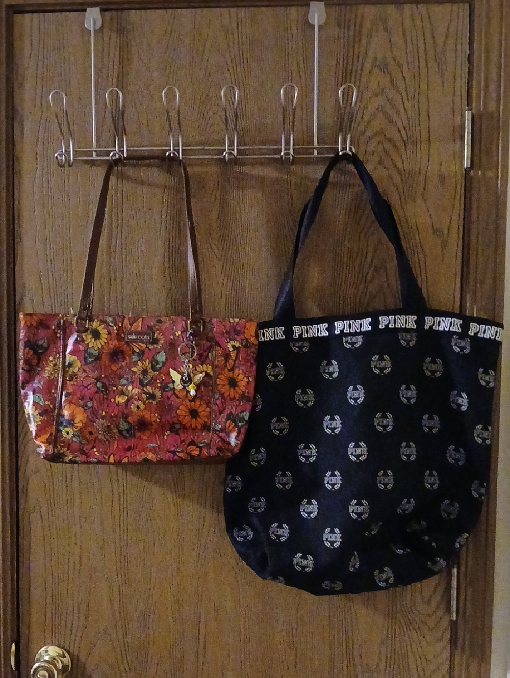The Sak Purse With Charms And PINK BAG BOTH FOR ONE PRICE.